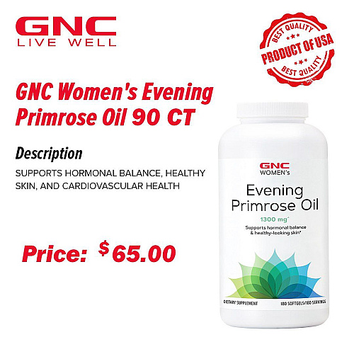 GNC Womens Evening Primrose Oil 90CT